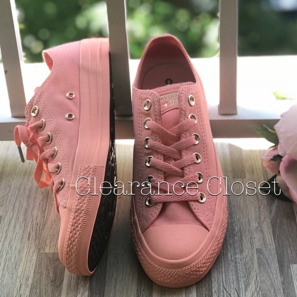 NWT Converse Adult Vulc Ctas Pure Peach🍑 W AUTHEN - Picture 4 of 8